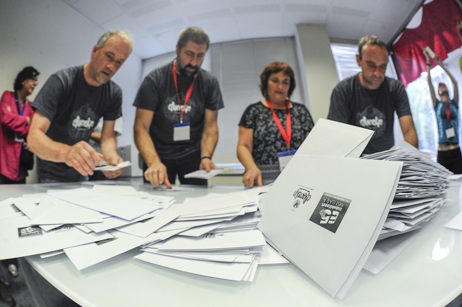 Boto kontaketa Ordizian. (Jon URBE/ARGAZKI PRESS) Boto kontaketa Ordizian. (Jon URBE/ARGAZKI PRESS)