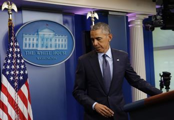 Obama ha comparecido ante los medios tras el ataque. (Yuri GRIPAS / AFP)