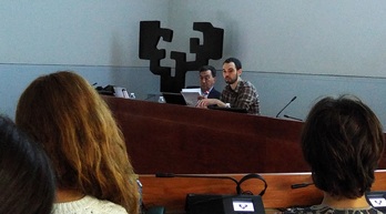 Jorge Oter durante su presentación.