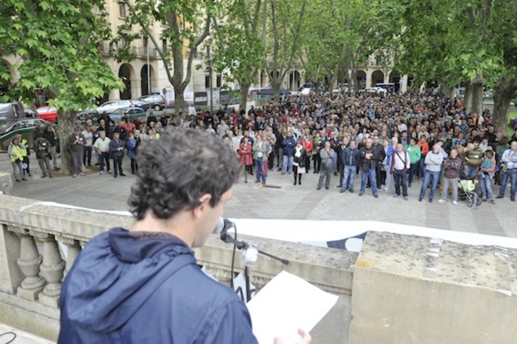 Manifestación de Sare en las calles de Iruñea. (Idoia ZABALETA/ARGAZKI PRESS)
