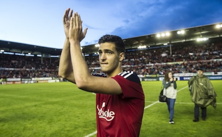 Osasuna va a intentar conseguir la cesión de Merino. (Jagoba MANTEROLA/ARGAZKI PRESS)