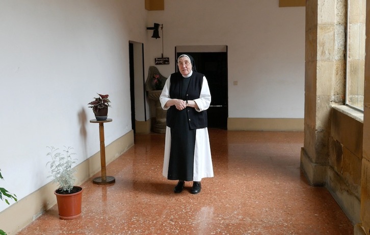 En el convento de Lazkao hay actualmente 16 monjas. (Gotzon ARANBURU)