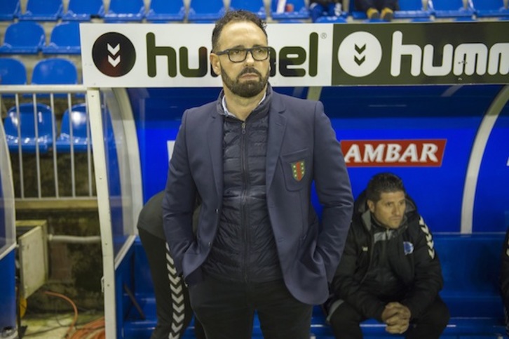 José Bordalás, durante un encuentro. (Juanan RUIZ/ARGAZKI PRESS)