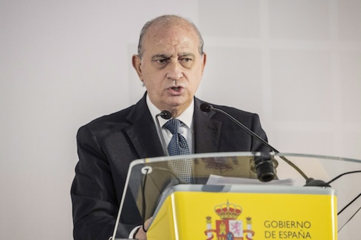 El exministro de Interior Fernández Díaz, cuando ejercía. (Aritz LOIOLA | FOKU)