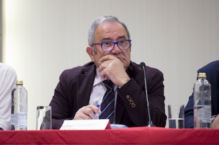 El presidente Sabalza ha anunciado esa distinción entre socio y abonado. (Iñigo URIZ/ARGAZKI PRESS)