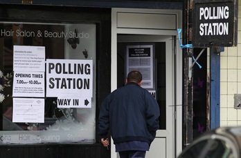 Uno de los lugares de votación de Kinston. (Lindsey PARNABY / AFP)