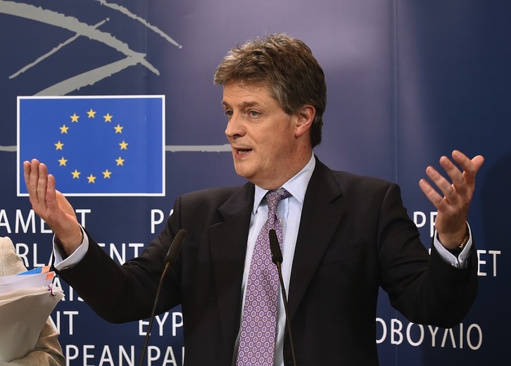 Jonathan Hill, en una imagen de octubre de 2014. (John THYS/AFP)