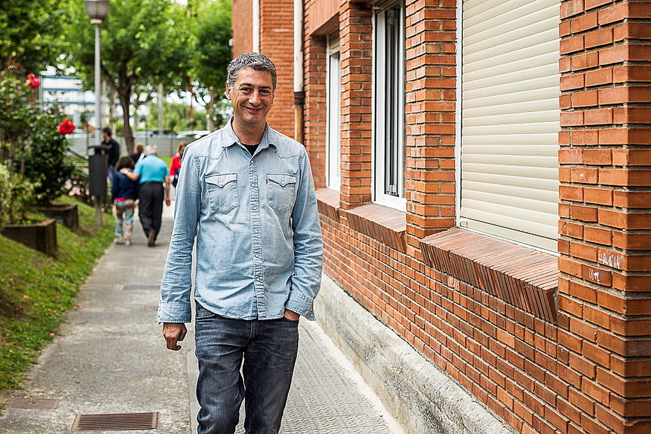 Oskar Matute, candidato de EH Bildu por Bizkaia. ( Aritz LOIOLA / ARGAZKI PRESS)