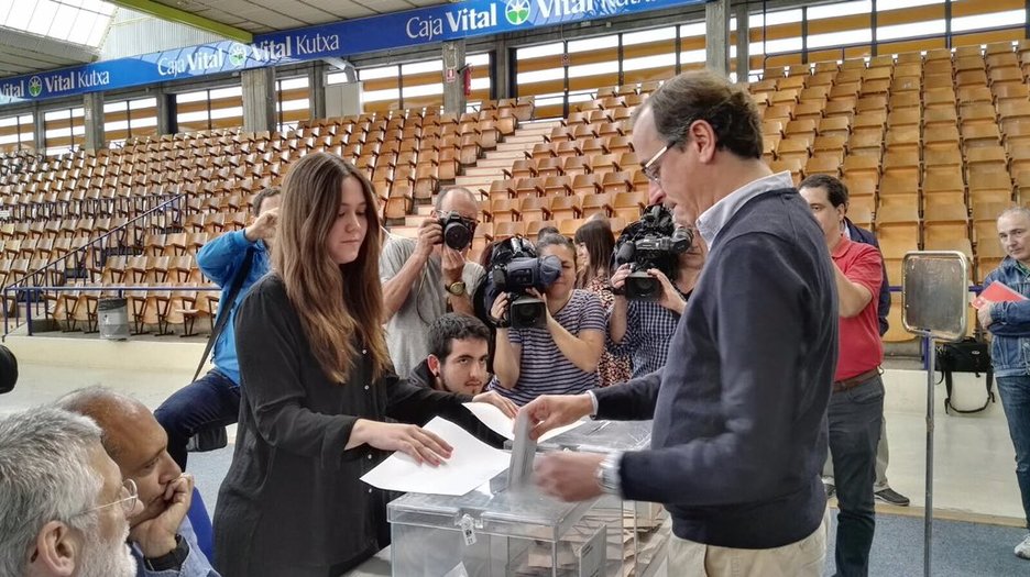 Alfonso Alonso, presidente del PP en la CAV y candidato por Araba al Congreso. (@PPvasco)