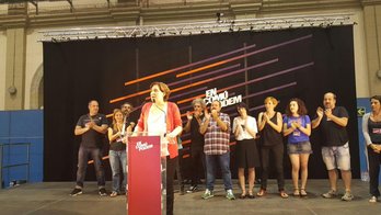 Ada Colau ha valorado los resultados obtenidos en Catalunya. (@EnComu_Podem)