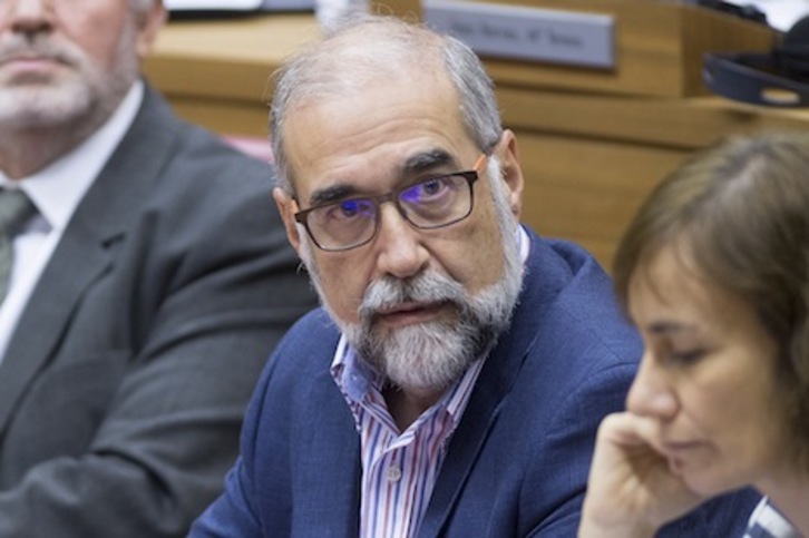 El consejero Domínguez ha hecho estas recomendaciones. (Iñigo URIZ/ARGAZKI PRESS)