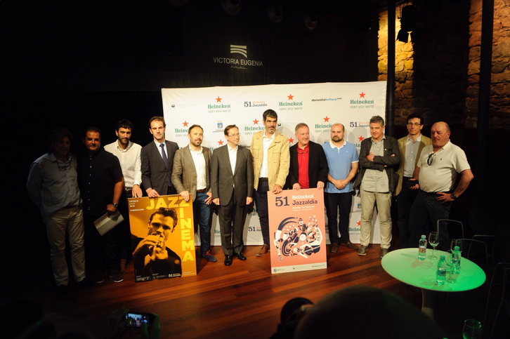 Heineken Jazzaldiaren 51. edizioaren aurkezpena. (Jon URBE/ARGAZKI PRESS)