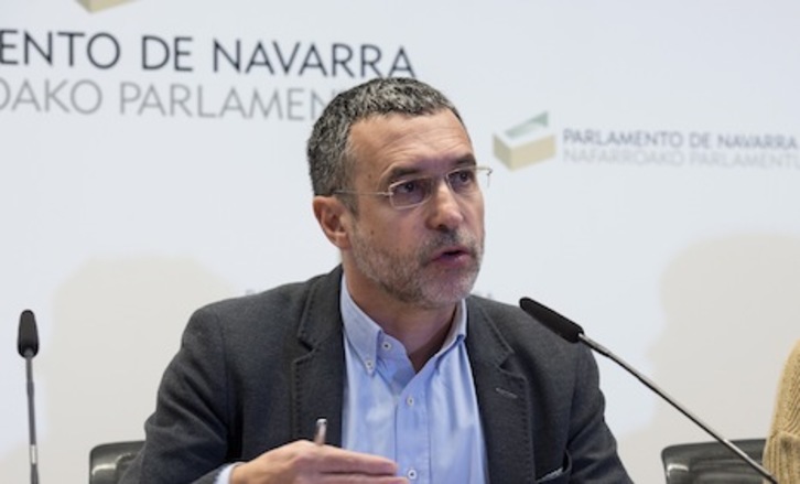 Laparra ha defendido el actual modelo de diálogo social del Gobierno. (Iñigo URIZ/ARGAZKI PRESS)
