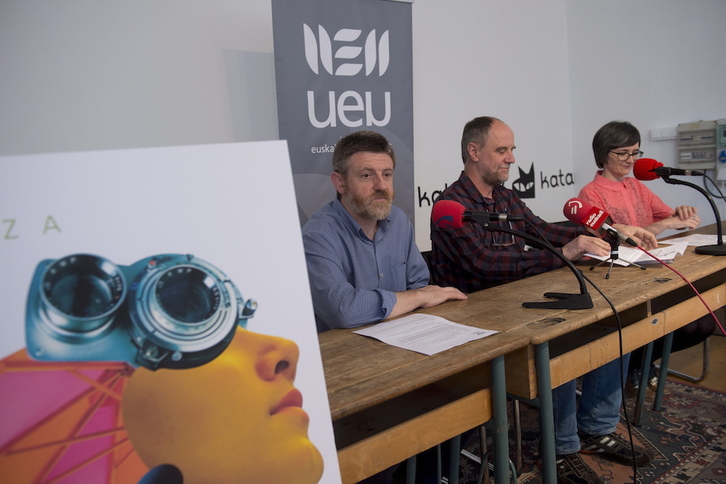 Mikel Haranburu, UEUren ikastaroen aurkezpenean. (Iñigo URIZ | ARGAZKI PRESS)