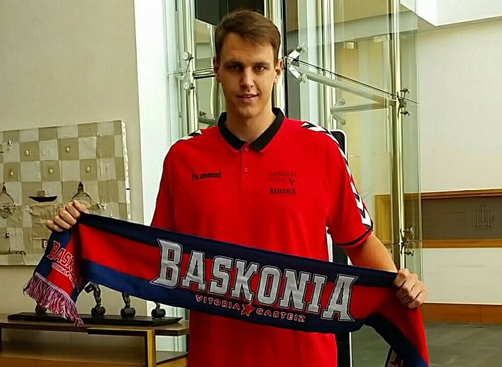 Voigtmann es el primer fichaje de Laboral Kutxa. (@Baskonia)