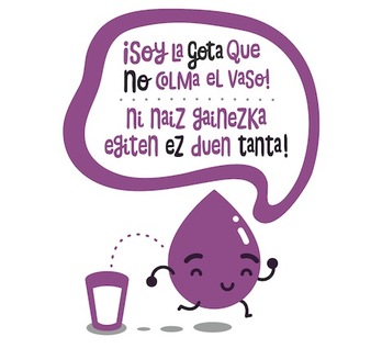 Logotipo de la campaña del Ayuntamiento de Iruñea.