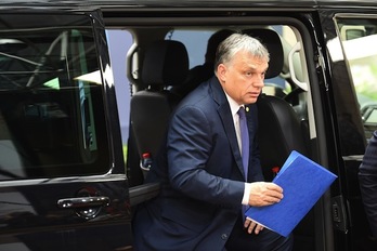 El primer ministro húngaro, Viktor Orban. (Stephane DE SAKUTIN/AFP)