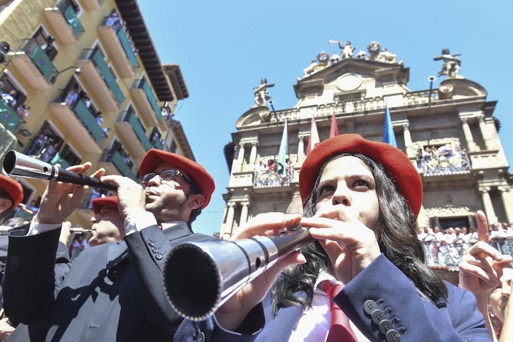 El Ayuntamiento quiere una reflexión abierta en torno a los sanfermines. (Idoia ZABALETA/ARGAZKI PRESS)