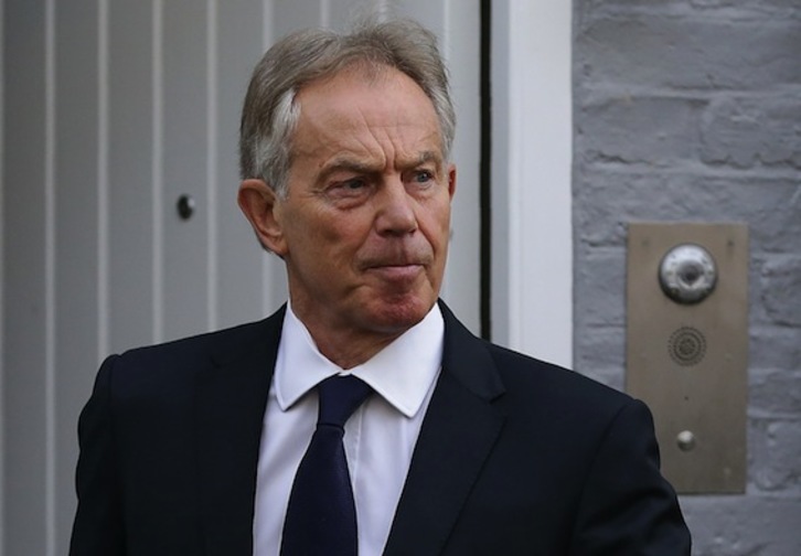 El ex primer ministro británico Tony Blair. (Daniel LEAL-OLIVAS/AFP)