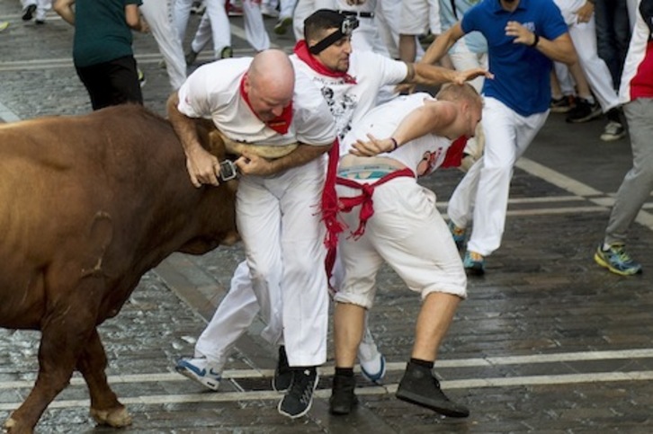 Los Cebada Gago han dejado a su paso un total de seis heridos por asta. (Iñigo URIZ/ARGAZKI PRESS)