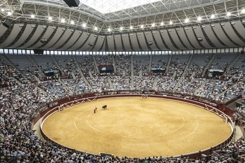 El coso de Illunbe, durante la feria taurina de 2015. (Jagoba MANTEROLA / ARGAZKI PRESS)