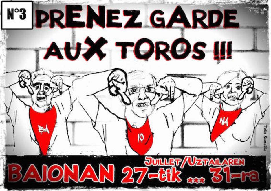 Affiche alternative fête de Bayonne 3