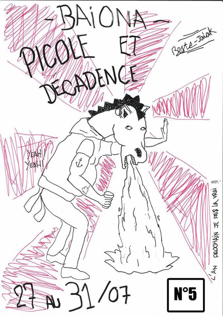 Affiche alternative fête de Bayonne 5