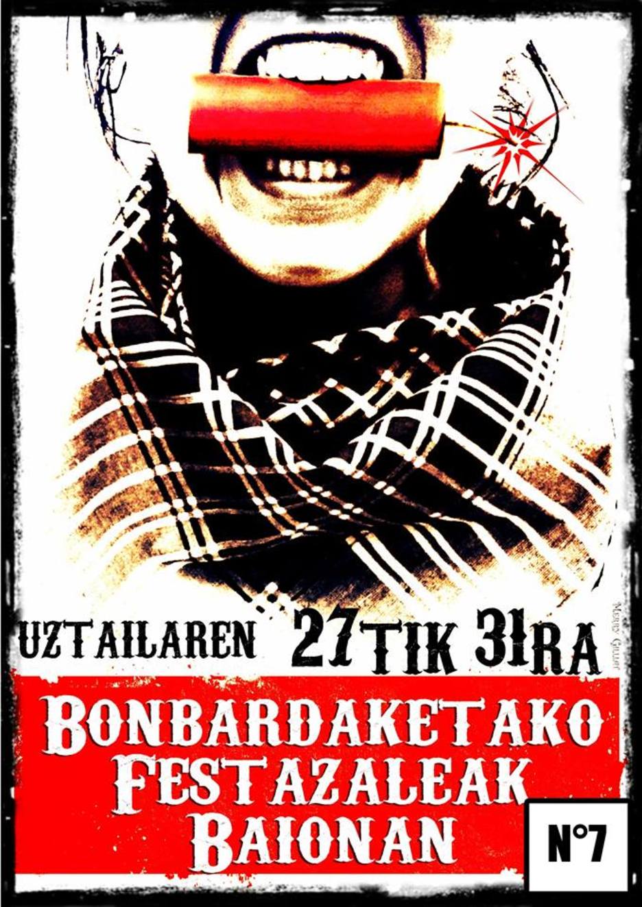 Affiche alternative fête de Bayonne 7