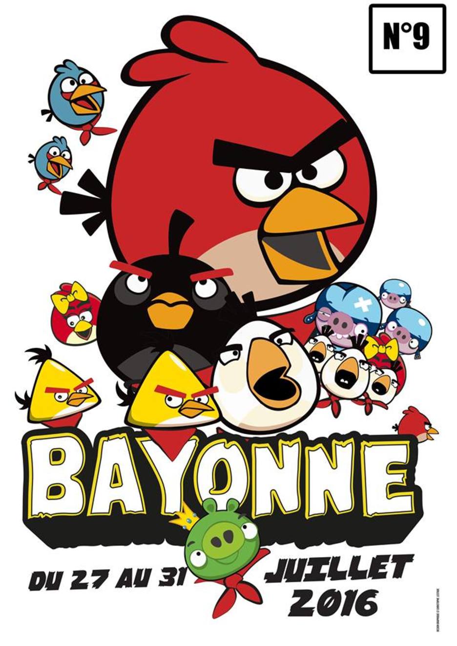 Affiche alternative fête de Bayonne 9