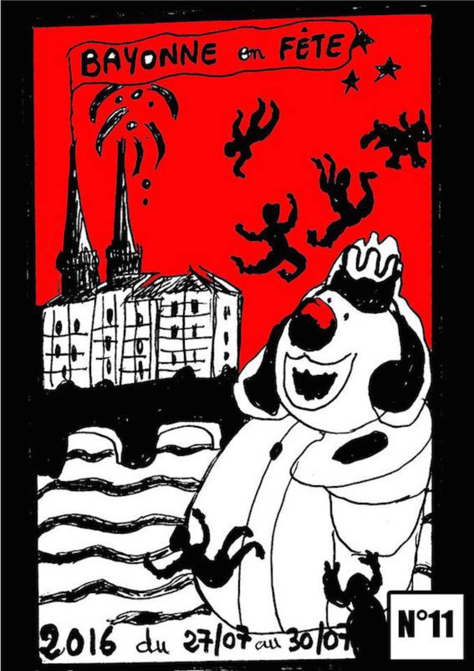 Affiche alternative fête de Bayonne 11