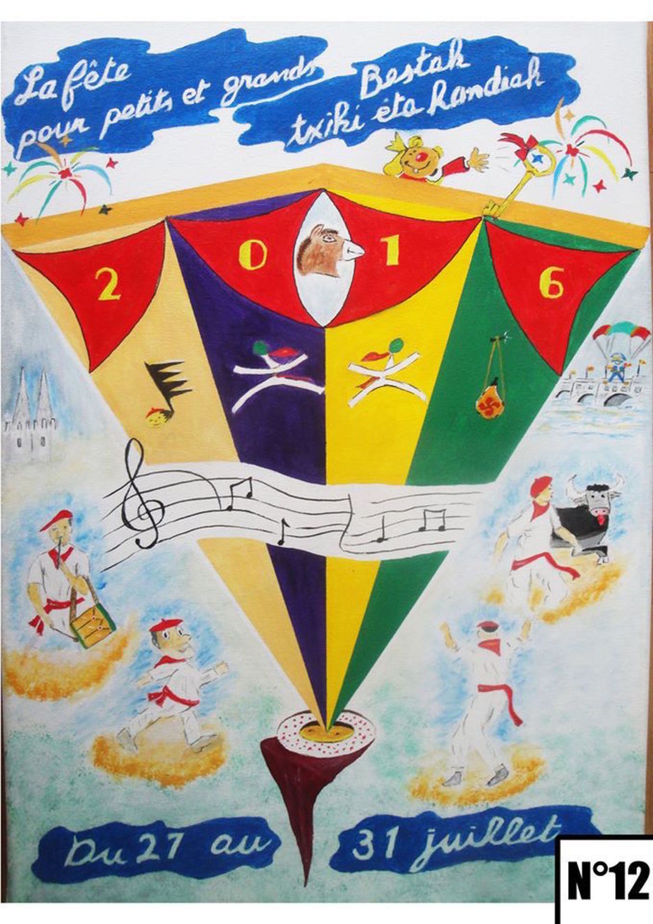 Affiche alternative fête de Bayonne 12