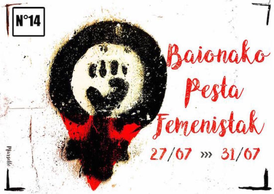 Affiche alternative fêtes de Bayonne 14