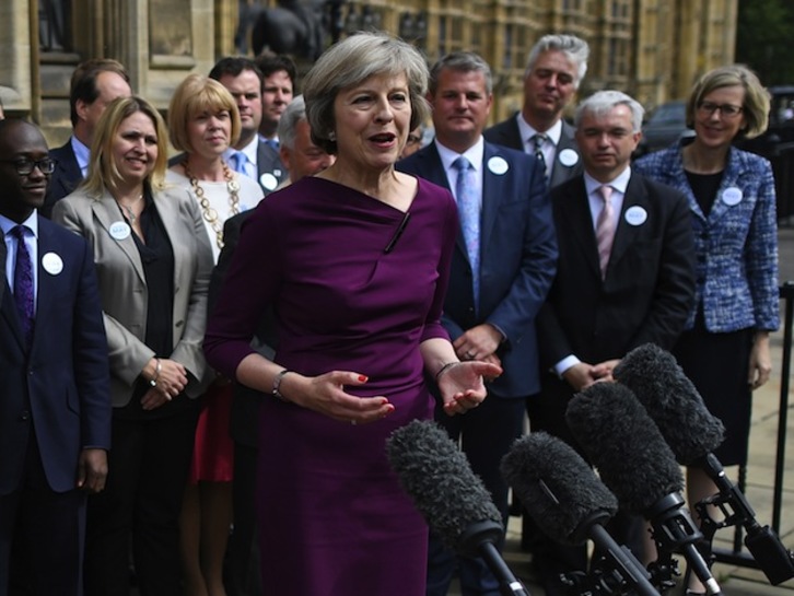 Theresa May será la nueva primera ministra británica. (BEN STANSALL / AFP)
