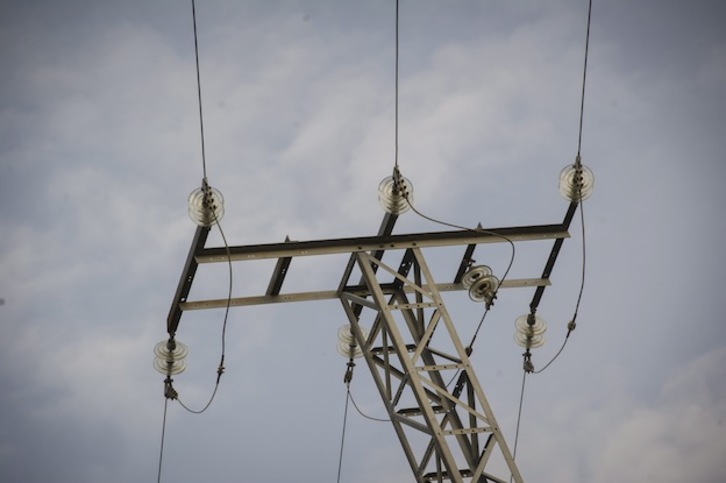 La electricidad experimenta un auge sostenido de los precios. (Gorka RUBIO/FOKU)