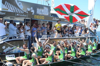 Hondarribia, garaile Getxon. (ARGAZKI PRESS)