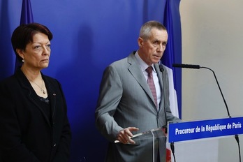 El fiscal François Molins, en su comparecencia ante la prensa. (François GILLOT/AFP)