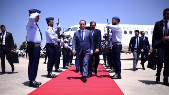 François Hollande, frantses presidentea, Lisboan. (Stephane DE SAKUTIN/AFP)