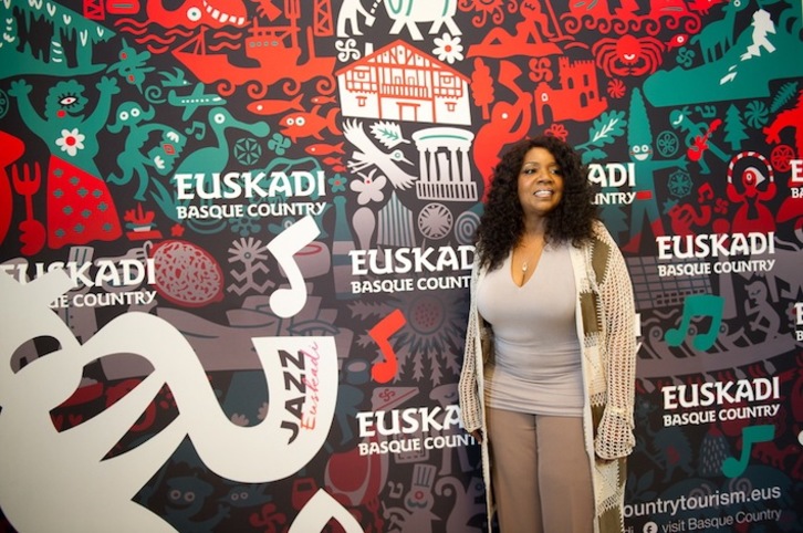 Gloria Gaynor Kursaaleko oholtzan izango da gaur gauean. (Juan Carlos RUIZ/ARGAZKI PRESS)