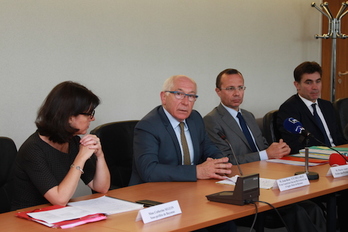 Catherine Seguin, Jean-René Etchegarai, Pierre-André Durand eta Samuel Vuelta Simon. ©Bob EDME