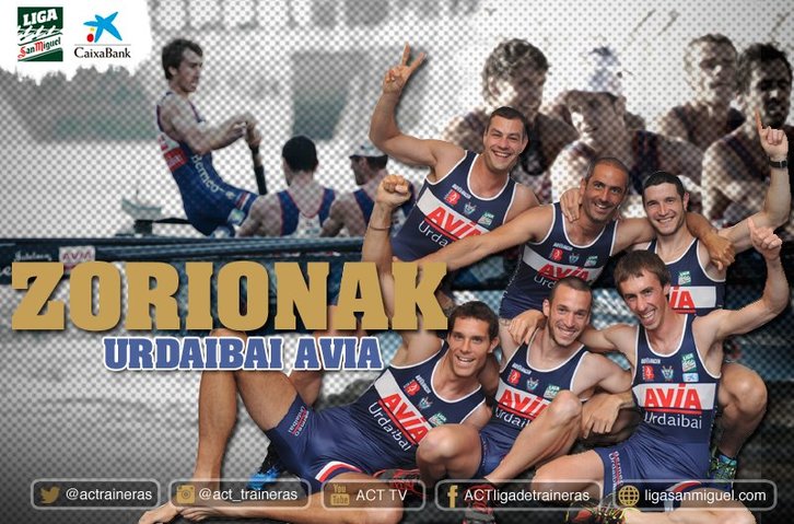 Urdaibai nagusitu da Boiron. (@actraineras)