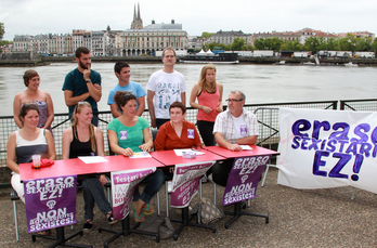 Les mouvements féministes et des associations bayonnaises ont annoncé des actions communes. © Bob EDME