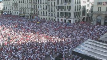 Inicio de las fiestas de Baiona. (@kazetaeus)