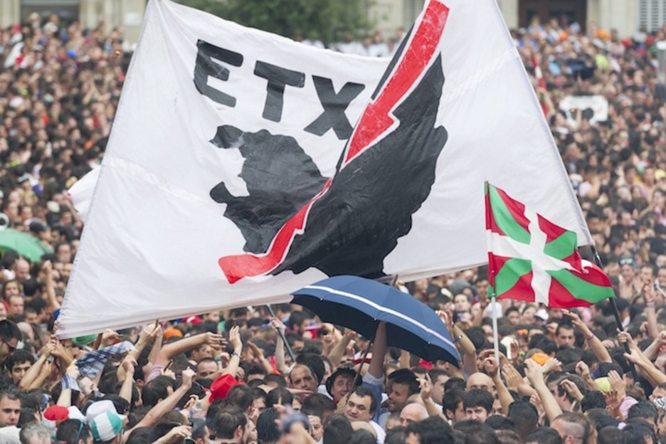 Gorka Ortiz de Urbina, en plena singladura. (Juanan RUIZ / ARGAZKI PRESS)