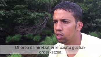 Hassanna Aalia gazte sahararra. 