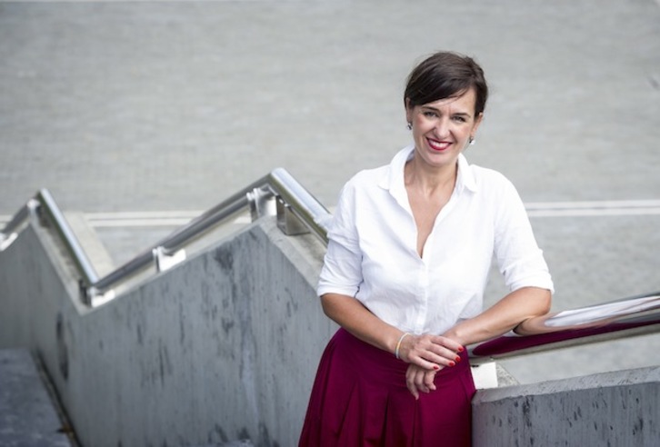 Jasone Agirre, cabeza de lista de EH Bildu por Bizkaia. (Marisol RAMÍREZ / ARGAZKI PRESS)