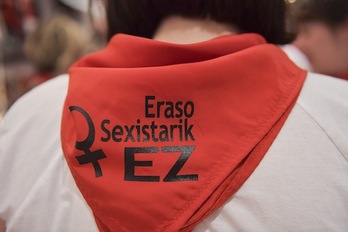 El juez impone una fianza de 500.000 euros a los encausados por la agresión sexual del día 7 de julio. (Idoia ZABALETA/ARGAZKI PRESS)