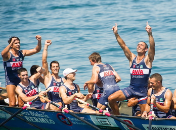 Urdaibaik irabazi ditu asteburuko bi estropadak. (ARGAZKI PRESS)