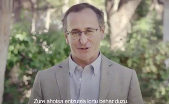 Captura del primer vídeo electoral de Alfonso Alonso.