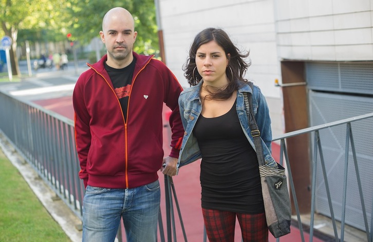 Garazi Rodriguez, berarekin epaitu zuten Haritz Petralandarekin batera, 2013an. (Andoni CANELLADA / ARGAZKI PRESS)