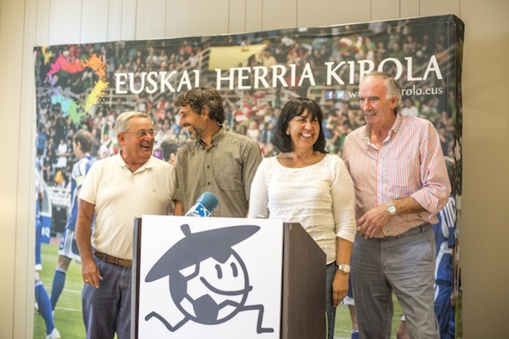 Presentación de Euskal Herria Kirola en Gasteiz. (Jaizki FONTANEDA / ARGAZKI PRESS)